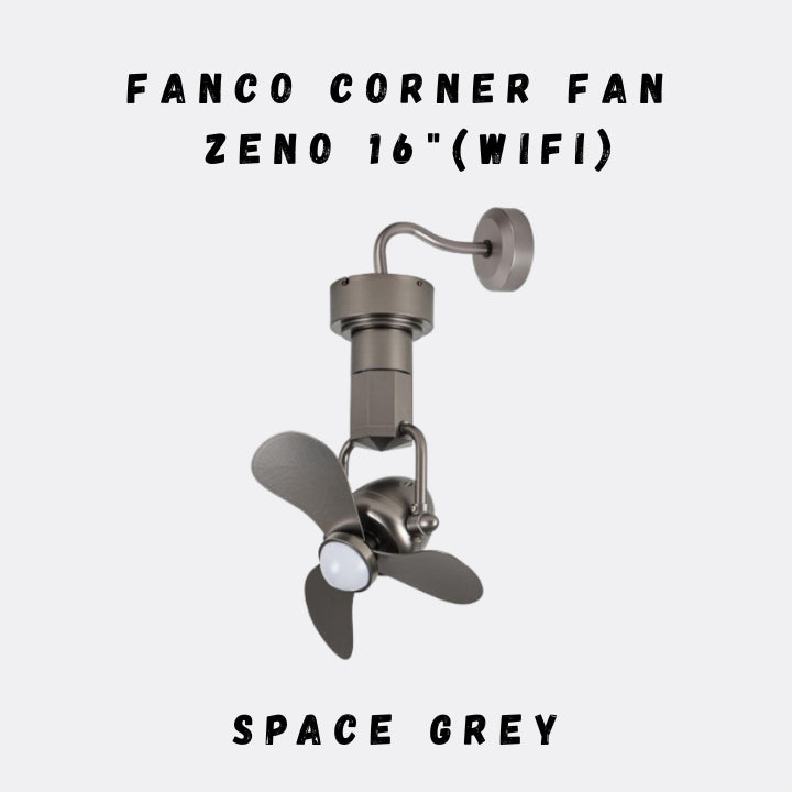 FANCO ZENO 16" DC MOTOR CORNER FAN (Whatsapp for Installation Service)