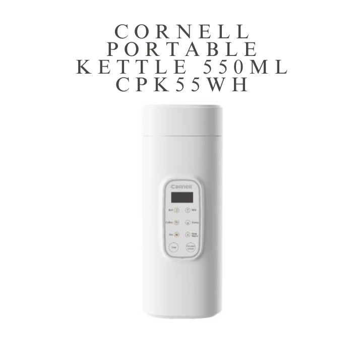 Cornell Portable Kettle 550ml CPK55BK & CPK55WH