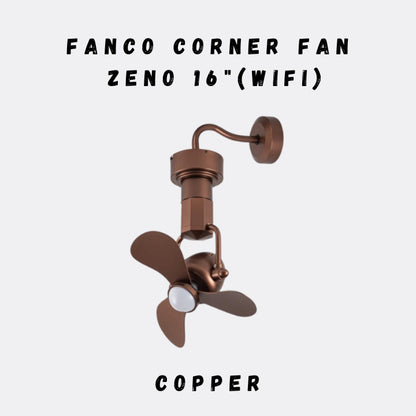 FANCO ZENO 16" DC MOTOR CORNER FAN (Whatsapp for Installation Service)