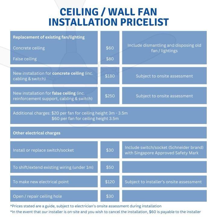 FANCO TRIBUTO 46" & 56"  DC MOTOR CEILING FAN (Whatsapp for Installation Service)